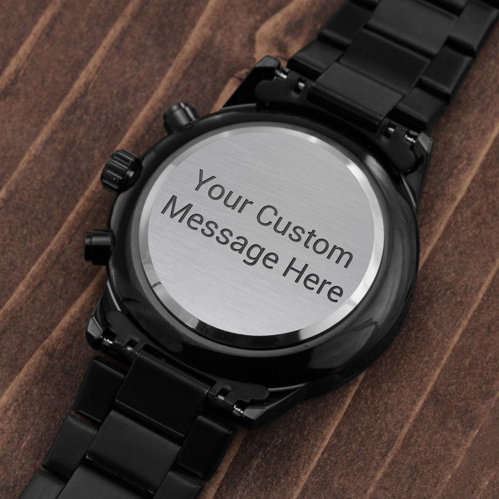 Personalized Army BCT Graduation Watch for Son