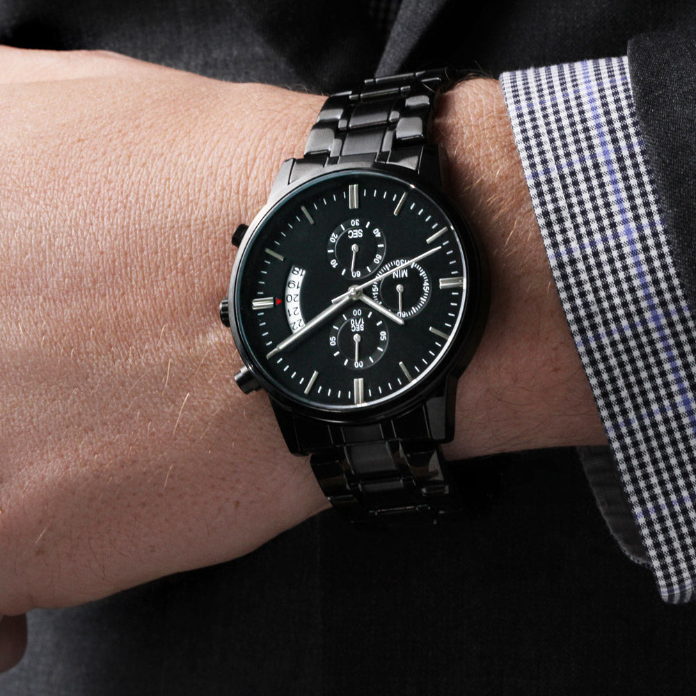 Personalized Army BCT Graduation Watch for Son