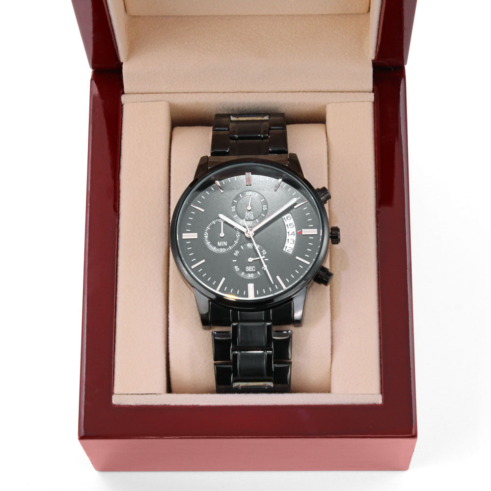 Personalized Army BCT Graduation Watch for Son