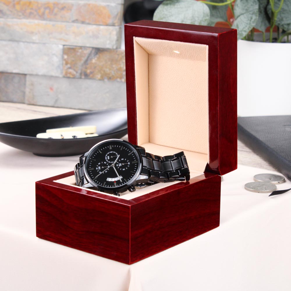 Personalized Army BCT Graduation Watch for Son